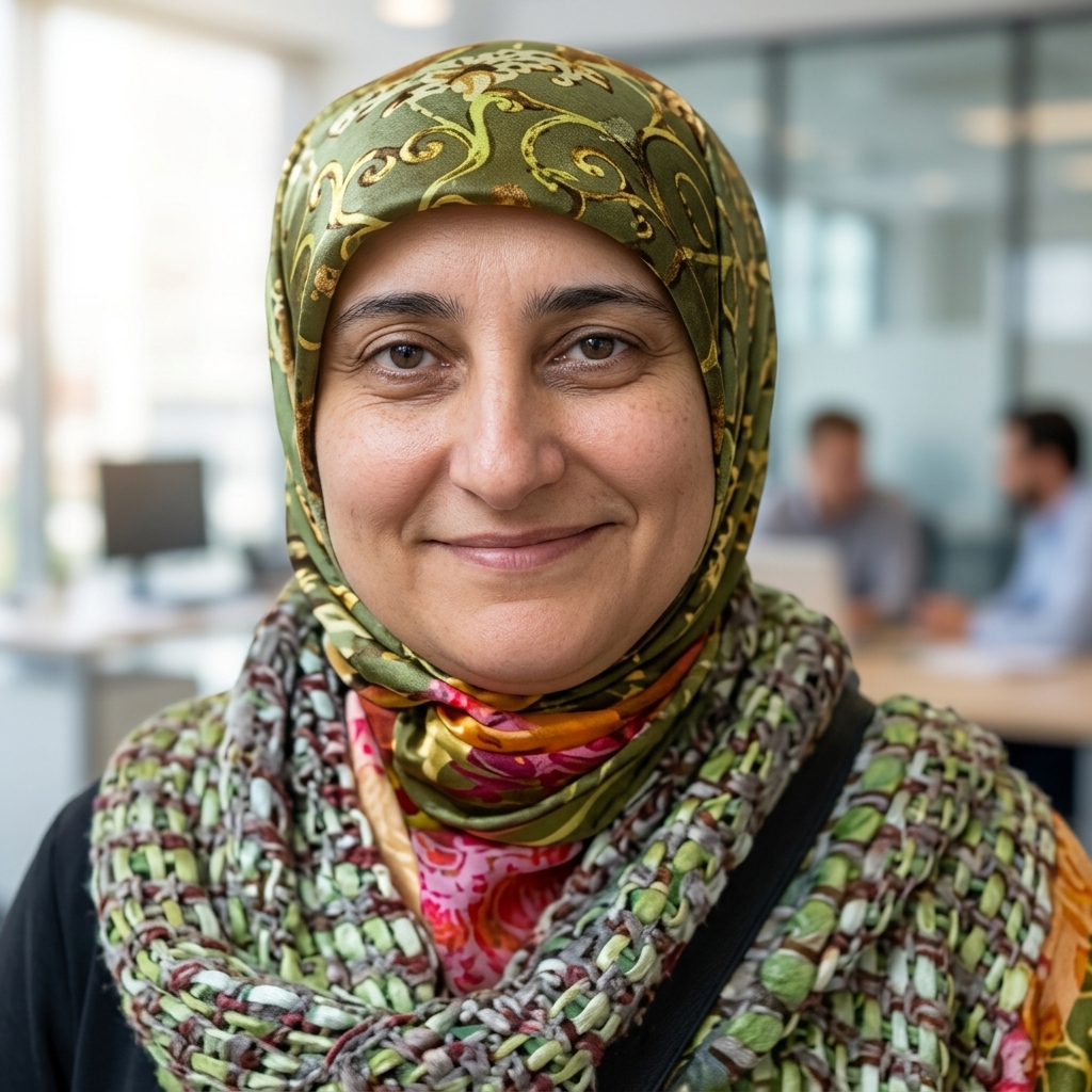 Portrait de Meryem Balcı, Présidente de l'Association