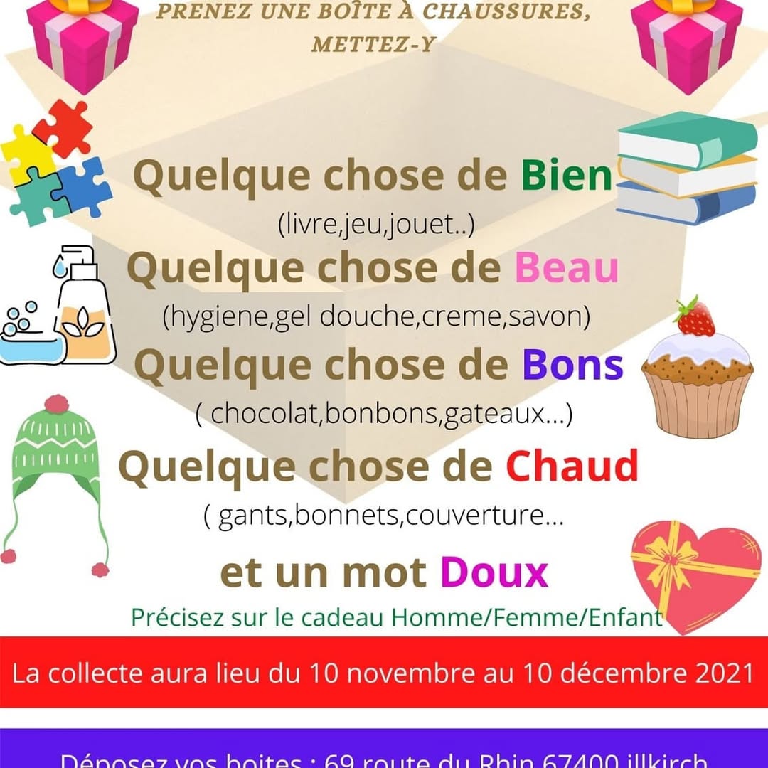 Collecte de Boîtes de Solidarité