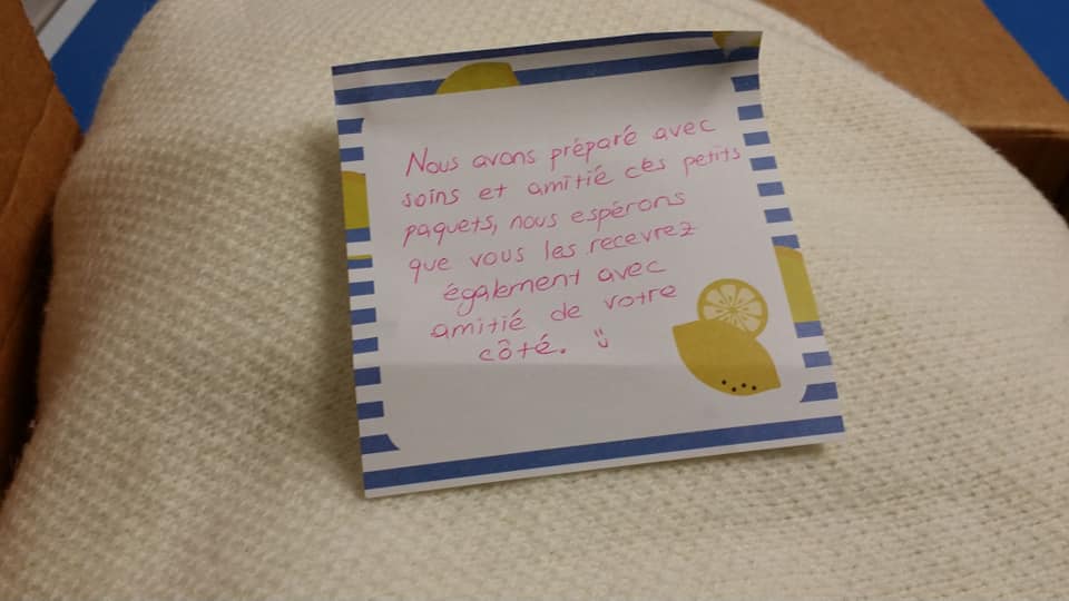 Collecte de Boîtes de Solidarité 2021