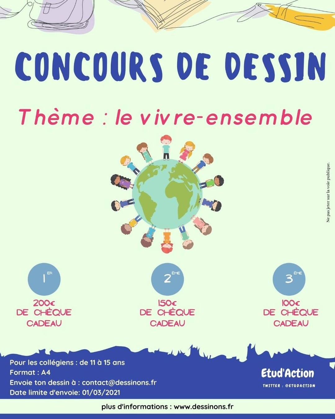 Concours de Dessin pour Collégiens