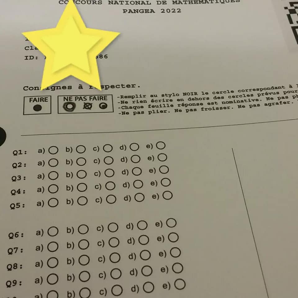 Concours Pangea 2022