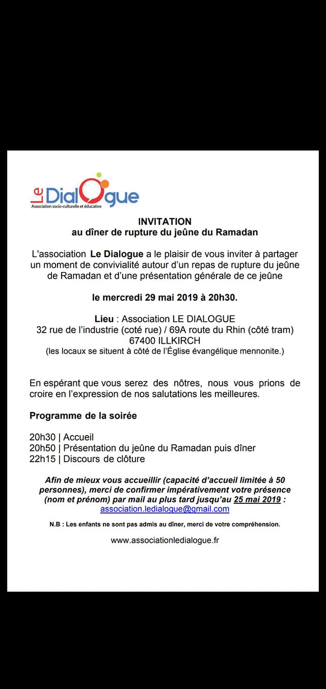 Dîner du Vivre Ensemble