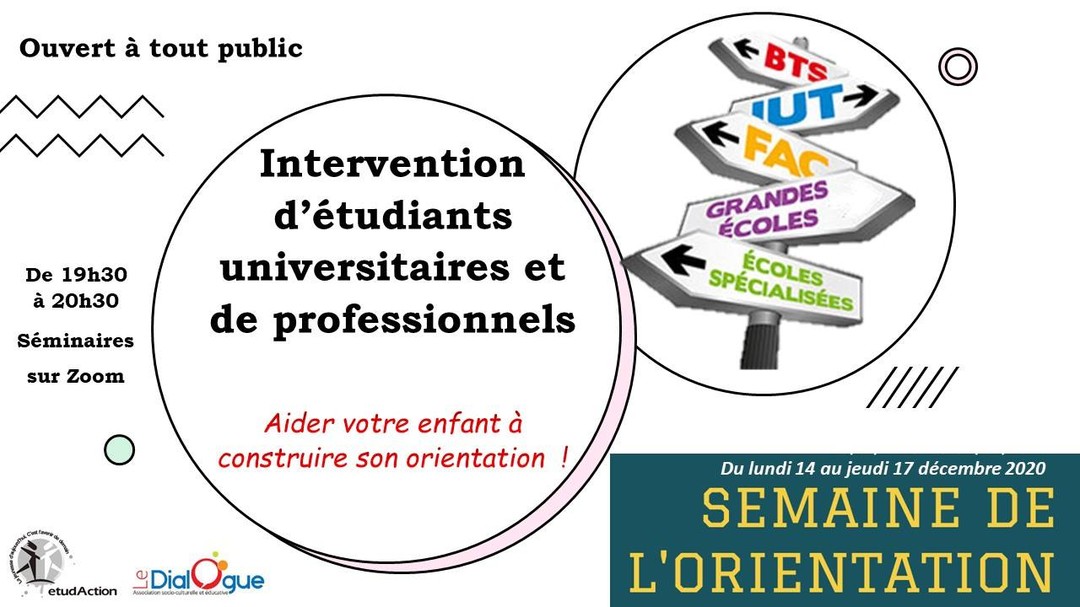 Semaine de l'Orientation 2020